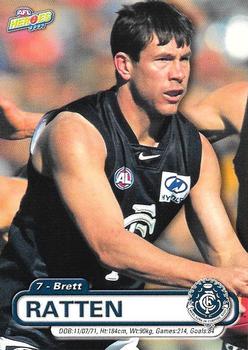 2001 ESP AFL Heroes #23 Brett Ratten Front